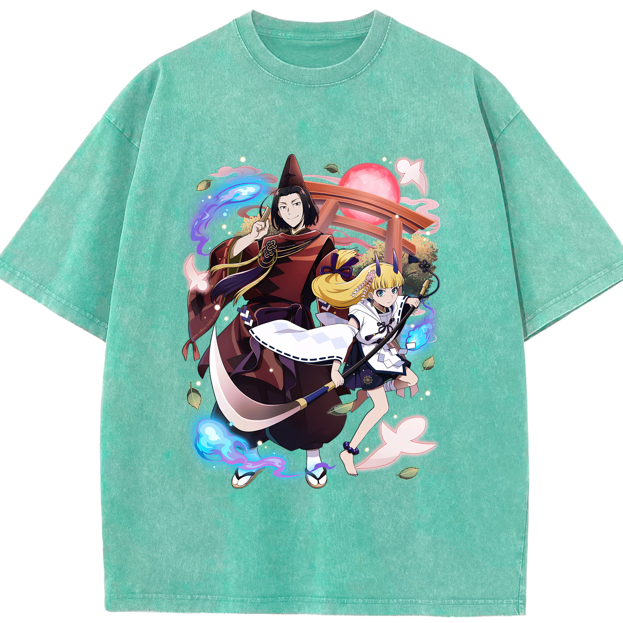 （画像用） 文豪ストレイドッグス Bungo Stray Dogs 綿100% ヴィンテージ風 半袖Tシャツ（フロントプリント）